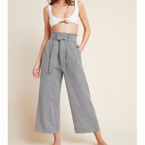 New Anthropologie Mara Hoffman Swim Gingham Pants